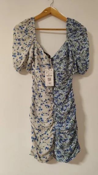 Vestido bicolor floral nuevo