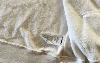 Sudadera Roxy blanca, capucha y cremallera.Talla S