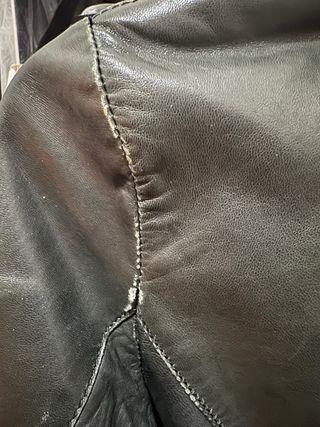 YES LONDON Giubbotto Pelle Nero Multicolor