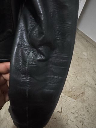 YES LONDON Giubbotto Pelle Nero Multicolor