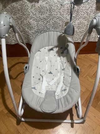 Columpio eléctrico bebé con música