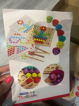 Juego Montessori Bolas Colores