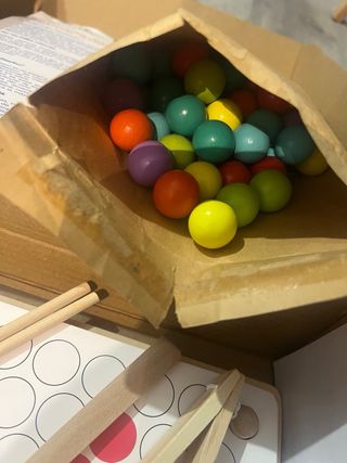 Juego Montessori Bolas Colores