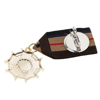 MEDALLA DE COLECCIÓN CON CINTA Y BOTÓN