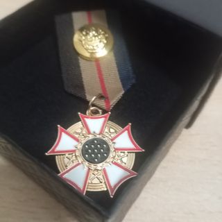 MEDALLA DE COLECCIÓN CON CINTA Y BOTÓN