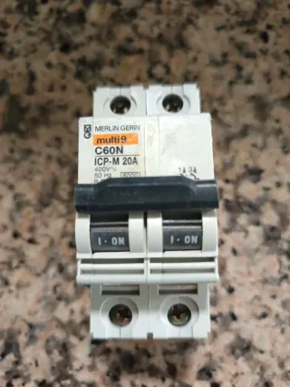 Merlin Gerin C60N ICP-M 20A Interruptor