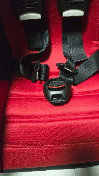 Silla de coche Ferrari roja