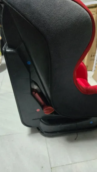 Silla de coche Ferrari roja