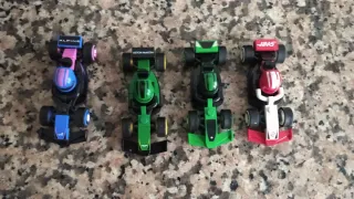 Lote 4 coches Lego F1