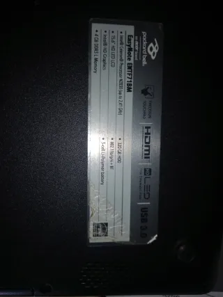 Packard Bell Portátil Negro