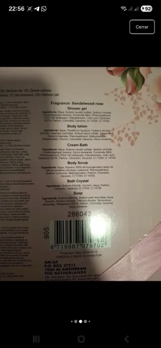 Bolso azul marino con pack regalo