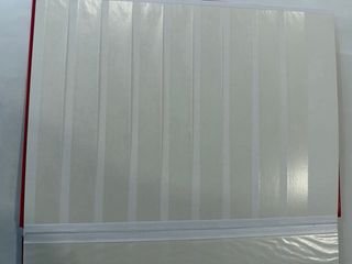 Álbum clasificador de sellos rojo con16 pag.