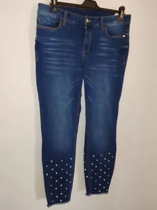 Pantaloni donna con perle