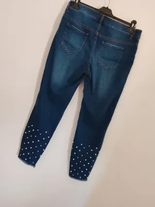 Pantaloni donna con perle