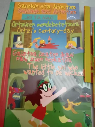 Lote de 9 libros bilingües