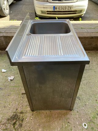 Fregadero industrial acero inoxidable