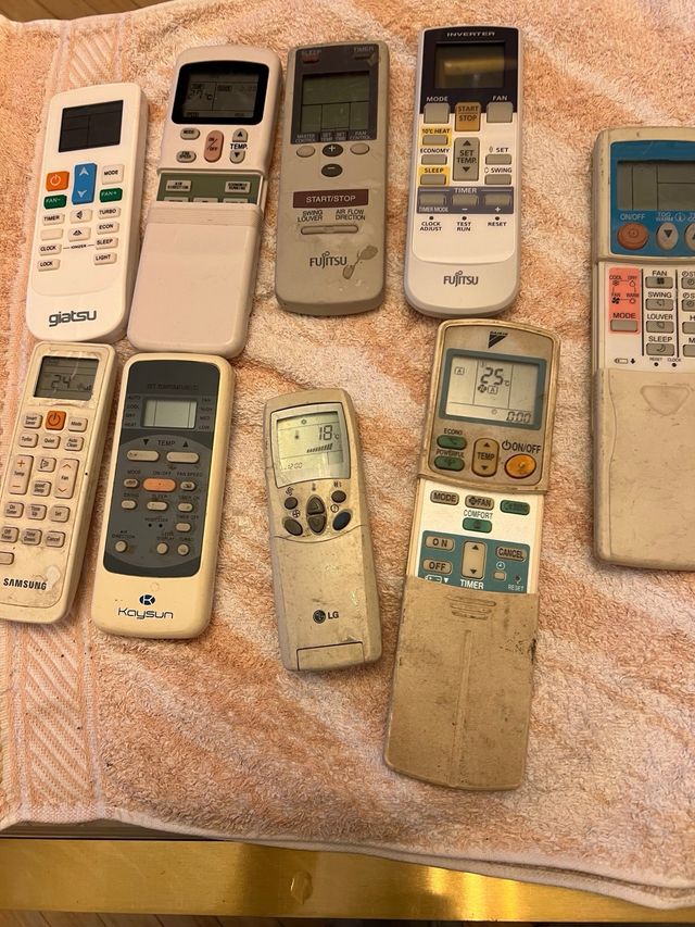 Comandi a distanza per condizionatori di varie marche