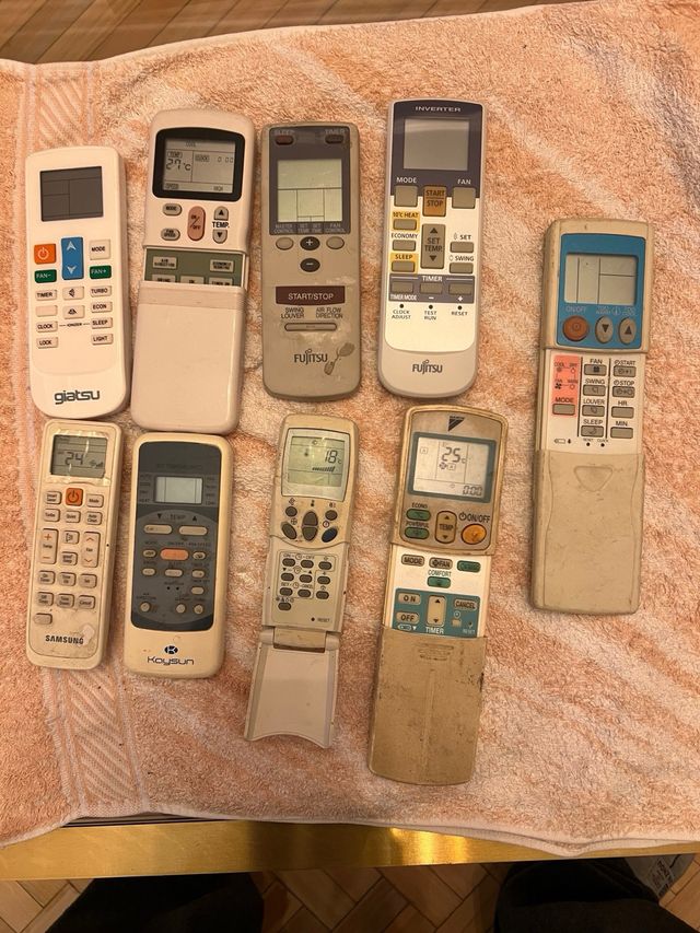 Comandi a distanza per condizionatori di varie marche