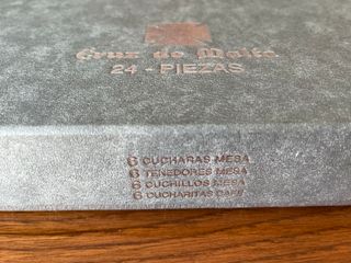 Cubertería Cruz de Malta 24p Acero 18/10 NUEVA