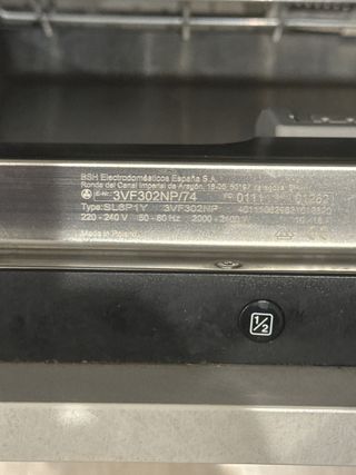 Lavavajillas Balay 60cm integrable