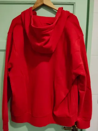 Sudadera Nike con capucha y cremallera Roja Talla