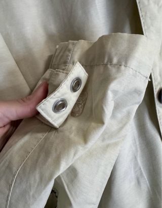 Chaqueta parka beige