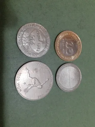 Lote monedas conmemorativas varios países