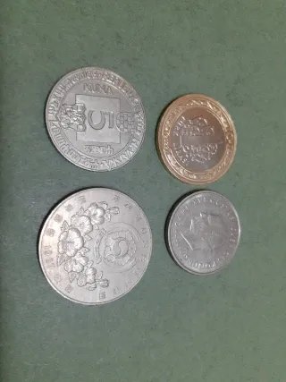 Lote monedas conmemorativas varios países