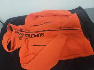 Chaqueta Superdry Impermeable Naranja Hombre