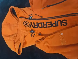 Chaqueta Superdry Impermeable Naranja Hombre