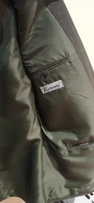 Americana en mezcla de lana