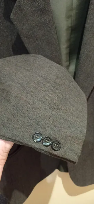 Americana en mezcla de lana