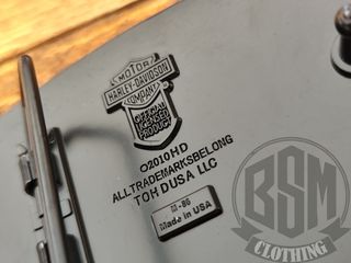 Fibbia Harley Davidson Teschio Ali