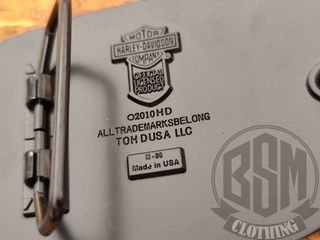 Fibbia Harley Davidson Teschio Ali