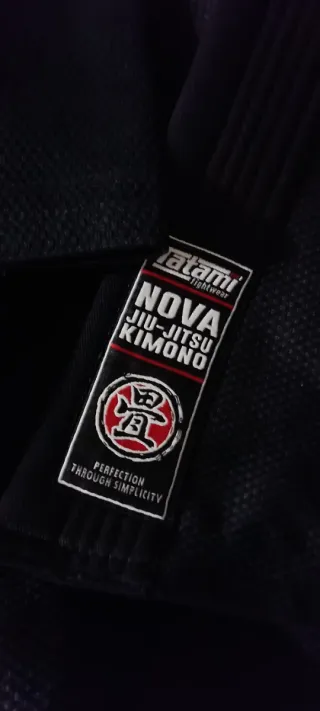 Kimono Jiu Jitsu Brasileño Tatami Negro