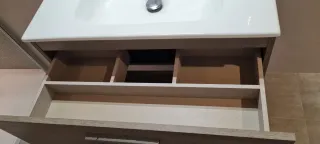 Mueble de baño Roca madera