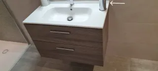 Mueble de baño Roca madera