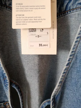 Chaleco vaquero Green Coast Talla S