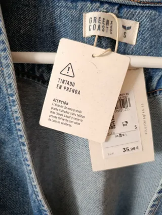 Chaleco vaquero Green Coast Talla S