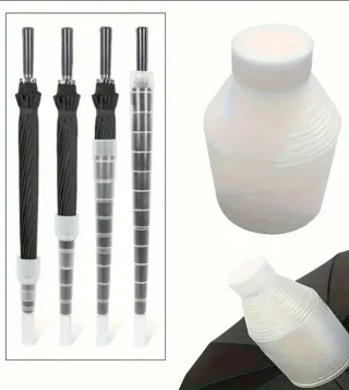 1 Capa Plástica Guarda-Chuva Impermeável