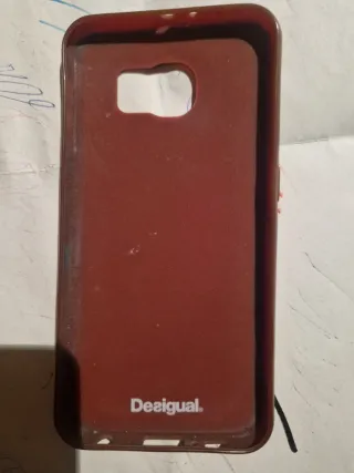 Funda Móvil Desigual Samsung S6 Flores Rojas