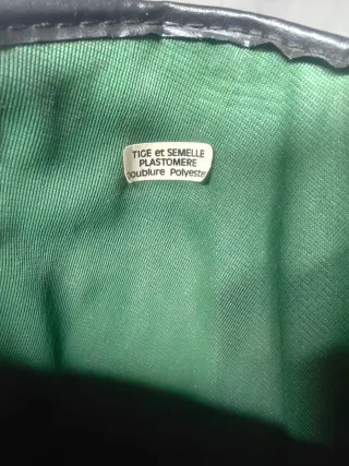 Botas de agua negras