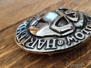 Fibbia Harley Davidson skull classic