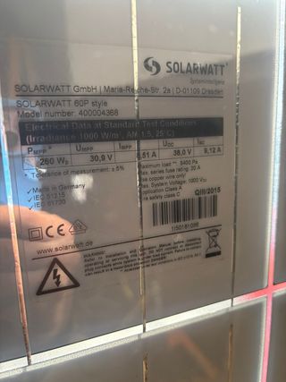 Placa solar fotovoltaica