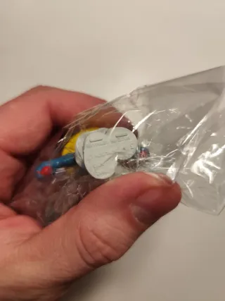 Figura Pitufo Saltando Cuerda