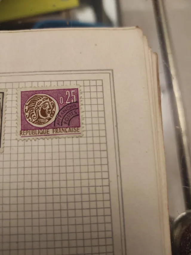 20 Francobolli Antichi Francia sono venti