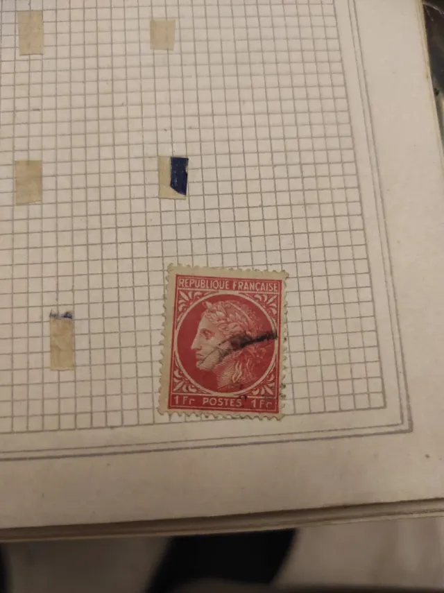 20 Francobolli Antichi Francia sono venti