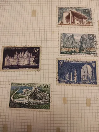 20 Sellos Antiguos Francia son veinte