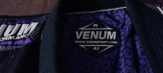 Kimono Jiu Jitsu Brasileño Venum Negro/Morado