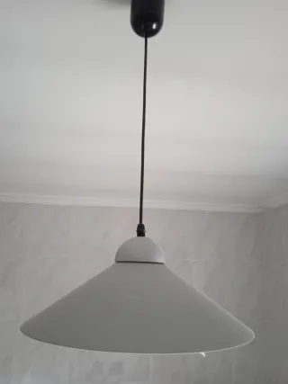 Lámpara colgante cocina metal y plástico